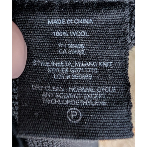 Theory Ineeta Black Classic Milano Knit Wool High Neck Dress Minimalist Small - Picture 9 of 11